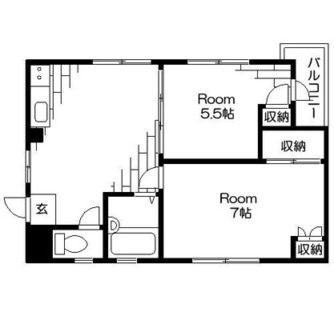 東京都墨田区吾妻橋２丁目 賃貸マンション 2K